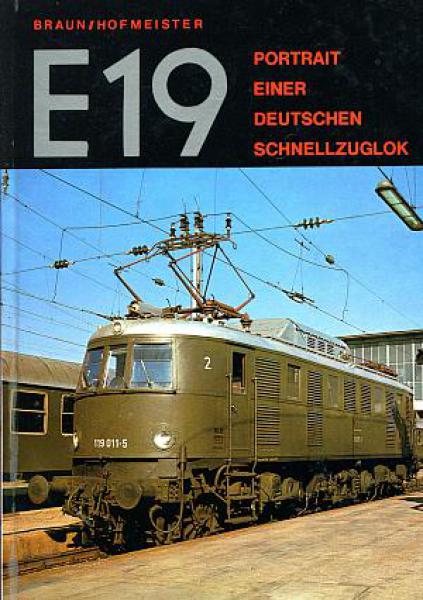 E 19 Portrait einer Deutschen Schnellzuglok