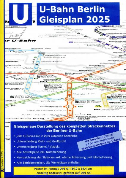 U-Bahn Berlin Gleisplan 2025