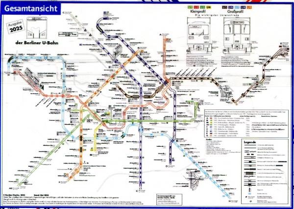 U-Bahn Berlin Gleisplan 2025