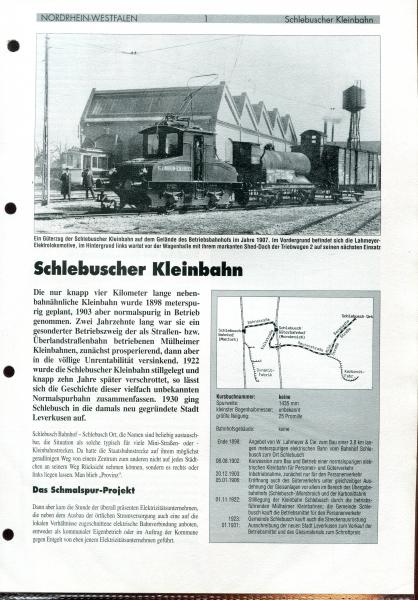 Schlebuscher Kleinbahn
