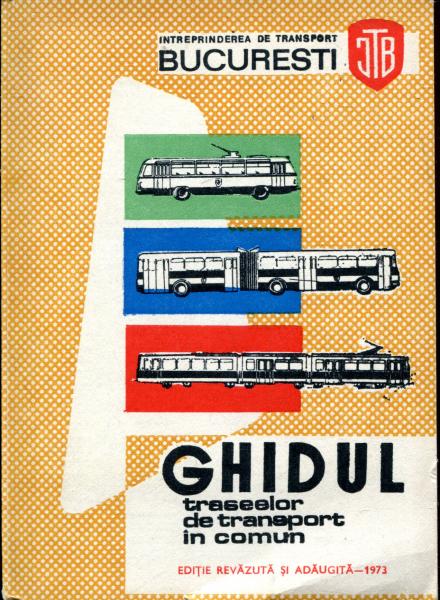 Liniennetz Bucuresti Bukarest 1973