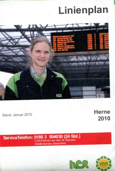 Linienplan Herne 2010