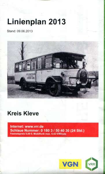 Linienplan Kreis Kleve 2013