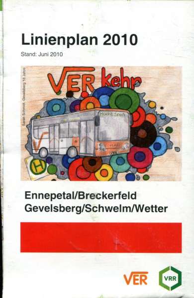 Linienplan Ennepetal Breckerfeld Gevelsberg Schwelm Wetter 2010
