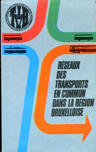Liniennetz Brüssel Bruxelles 1977