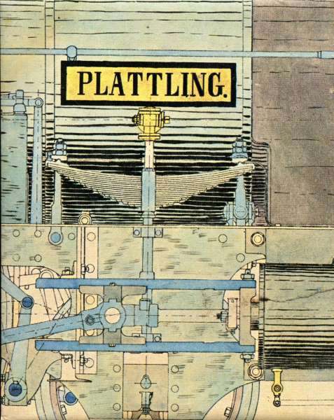 Typenzeichnung der Eilzuglokomotive B 9 der Bayerischen Staatsbahn Reprint