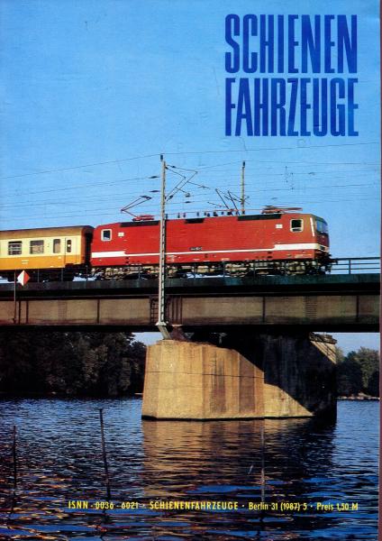 Fachzeitschrift Schienenfahrzeuge Heft 5 / 1987