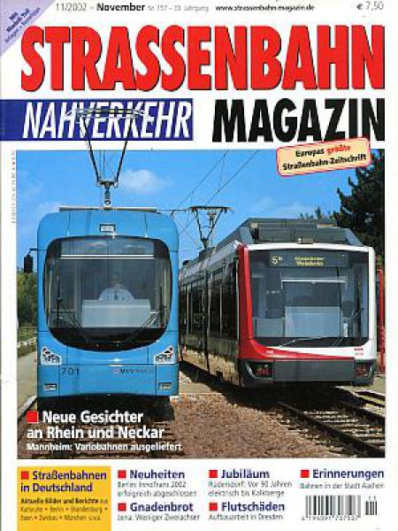 Strassenbahn Magazin 11 / 2002