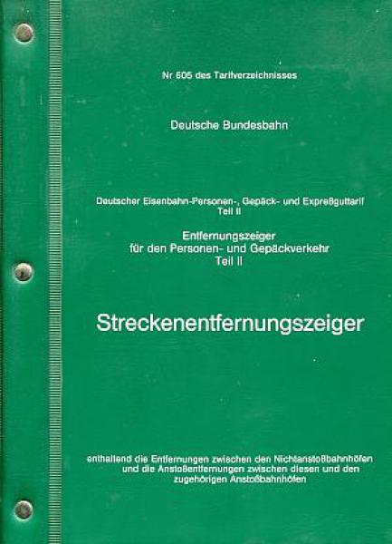 Streckenentfernungszeiger DB 1983