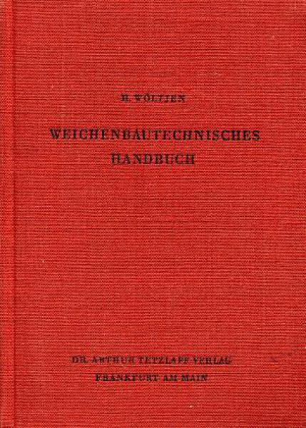 Weichenbautechnisches Handbuch, Wöltjen, 1959