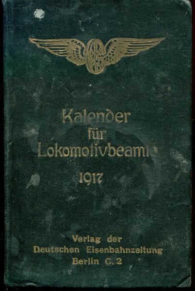 Kalender für Lokomotivbeamten 1917