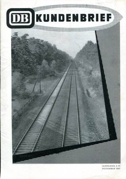 DB Kundenbrief November 1957