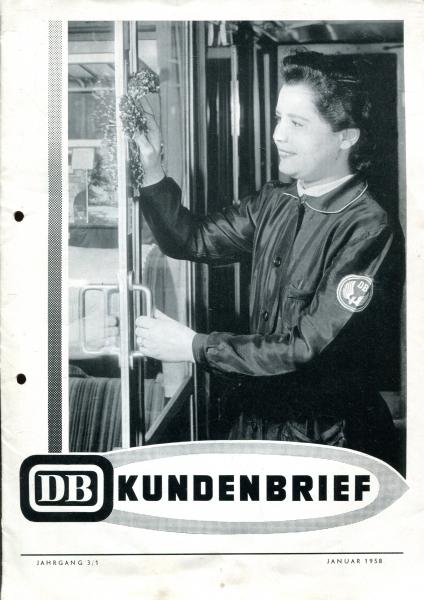 DB Kundenbrief Januar 1958