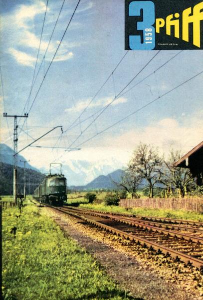 DB Zeitschrift Pfiff Heft 3 / 1958