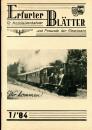Erfurter Blätter 1 / 1984 70 Jahre Kleinbahn Rennsteig – Frauenwald