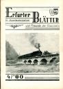 Erfurter Blätter 4 / 1980 70 Jahre Eisenbahnverbindung Eisfeld – Sonneberg