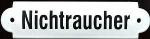 Nichtraucher (Emailleschild)