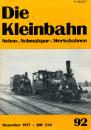 Die Kleinbahn Heft 92