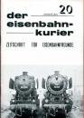 Eisenbahn Kurier Heft 20 Oktober 1969