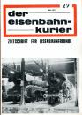 Eisenbahn Kurier Heft 29 März 1971