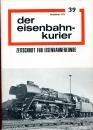 Eisenbahn Kurier Heft 39 Dezember 1972