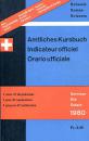 Kursbuch SBB Schweiz 1980