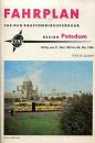 Fahrplan Kraftomnibusverkehr Bezirk Potsdam 1987 / 1988