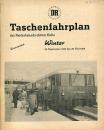 Taschenfahrplan RBD Halle 1967 / 1968