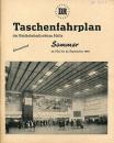 Taschenfahrplan RBD Halle 1967