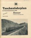 Taschenfahrplan RBD Halle 1966