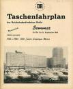 Taschenfahrplan RBD Halle 1965