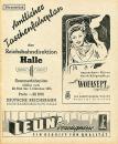 Taschenfahrplan RBD Halle 1955