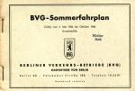 BVG Fahrplan 1964