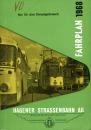 Fahrplan Hagener Straßenbahn 1968