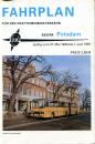 Fahrplan Kraftomnibusverkehr Bezirk Potsdam 1990 / 1991