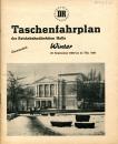 Taschenfahrplan Rbd Halle 1966 / 1967