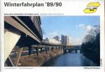 BVG Fahrplan Berlin 1989 / 1990