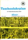 Taschenfahrplan Rbd Halle 1979 / 1980