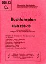 Buchfahrplan 208-13 Cs Rbd Berlin 1992 / 1993  Falkenberg, Horka, Cottbus, Sabrodt