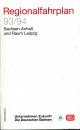 Regionalfahrplan Sachsen-Anhalt und Raum Leipzig 1993 / 1994