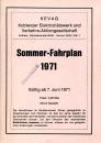 KEVAG Fahrplan Koblenz 1971