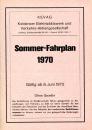 KEVAG Fahrplan Koblenz 1970