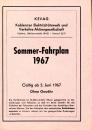 KEVAG Fahrplan Koblenz 1967