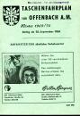 Taschenfahrplan Offenbach A. M. 1969 / 1970