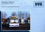 Fahrplan Oberhavel Verkehrsgesellschaft 1995 / 1996