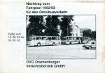 Nachtrag zum Fahrplan OVG Oranienburger Verkehrsbetrieb 1992 / 1993