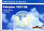 Fahrplan Mainz 1997 / 1998