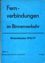 Fernverbindungen im Binnenverkehr 1976 / 1977 DR