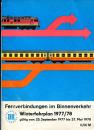 Fernverbindungen im Binnenverkehr 1977 / 1978 DR