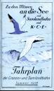 Reprint Fahrplan Cranzer- und Samlandbahn Sommer 1937